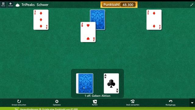 EVENT | Two Game Tango TriPeaks - Hard | Jun 8, 2020 | Game 18 | Goal: Earn a score of 87,000 смотреть онлайн