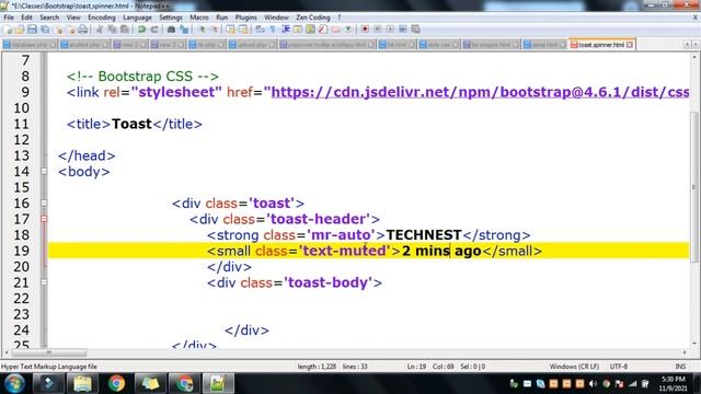 Bootstrap Toast | Bootstrap tutorials for beginners in Urdu/Hindi | Waqar Ahmed смотреть онлайн