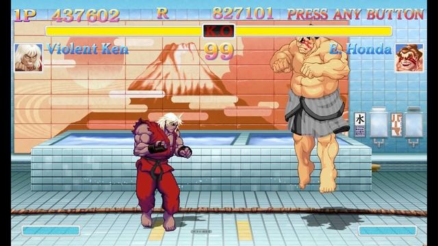 Ultra Street Fighter 2 Violent Ken arcade mode playthrough Classic Style Sounds (Tough difficulty смотреть онлайн