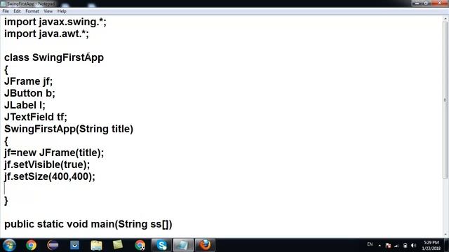 Creating JFrame,JLabel,JTextField In Swing Java | Free Java Course In Hindi #2 смотреть онлайн
