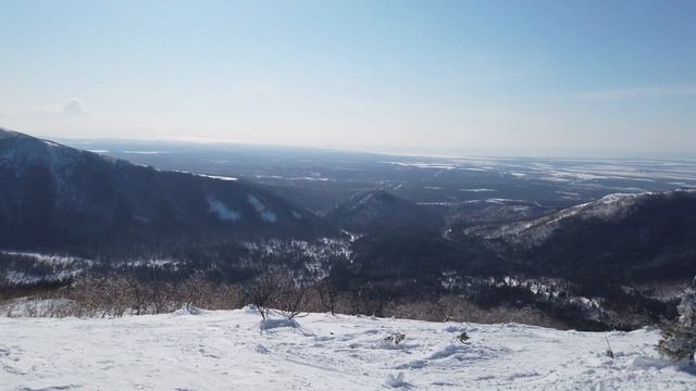 г.Южно-Сахалинск, Горный воздух, гора Красная, 30.01.2022г. смотреть онлайн