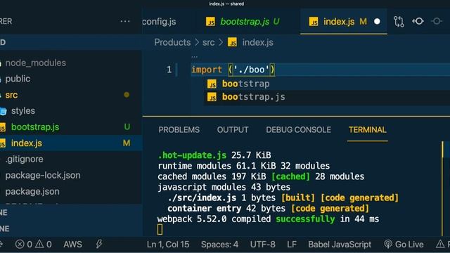 Uncaught Error: Shared module is not available for eager consumption: 3. Solution смотреть онлайн