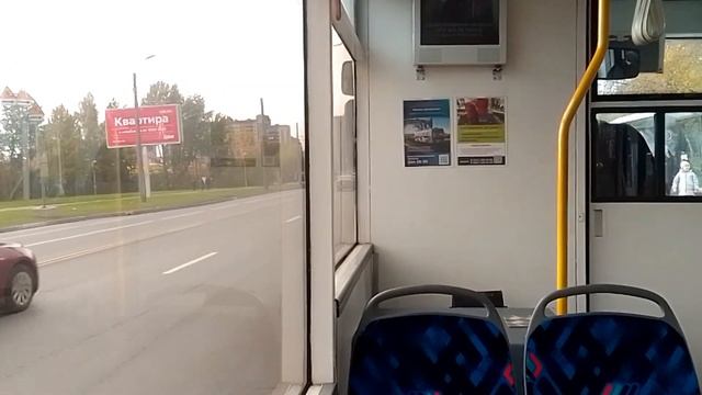 22.10.23 Троллейбусный маршрут 33 борт. 2518 в Санкт-Петербурге. смотреть онлайн