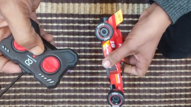 Ferrari F1 Racing Rc Car Unboxing & testing with remote control For kids Racing 1:18 water spray смотреть онлайн