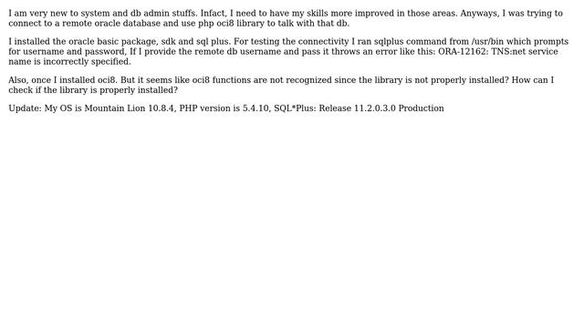 Databases: Connecting to remote oracle db смотреть онлайн