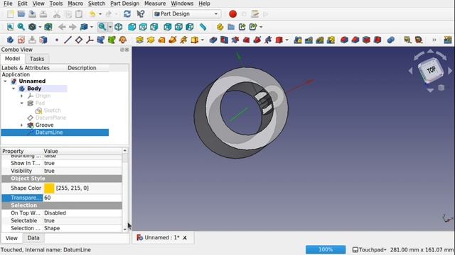 FreeCAD: Understanding how Datum Planes and Datum Lines Work With Grooves and Revolves смотреть онлайн