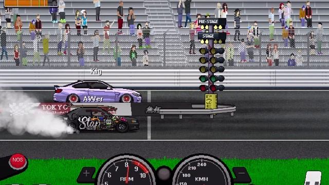 Настройка кпп для драга :O[PCR][PIXEL CAR RACING] смотреть онлайн