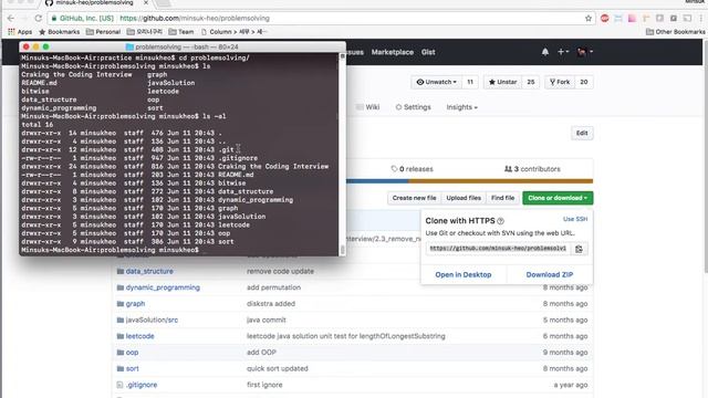 git clone - 깃 클론 - 깃허브에 있는 프로젝트를 내 컴퓨터로 가져오기 смотреть онлайн