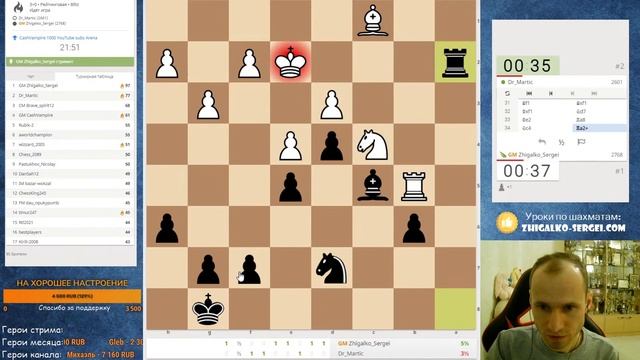 [RU] Турниры в Честь наших Подписчиков!! Шахматы. На lichess.org смотреть онлайн