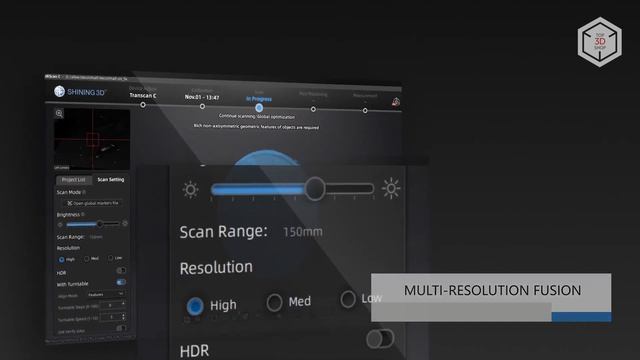 Shining 3D Transcan C: Professional Desktop 3D Scanner Overview смотреть онлайн