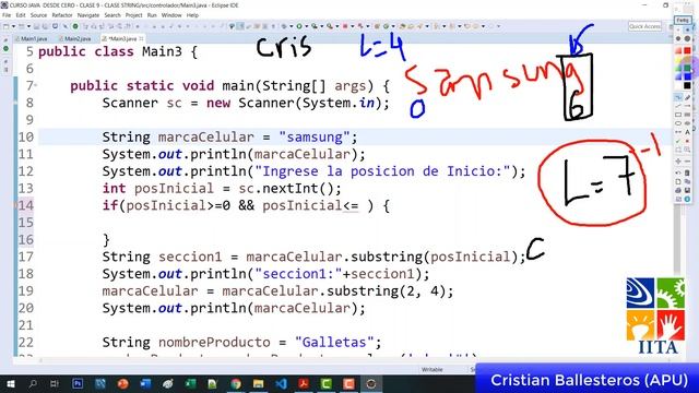 Metodo substring y replace Clase String en JAVA PARTE 3/3 смотреть онлайн