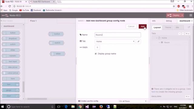 How to use Node RED in Raspberry Pi 2 - Part 2: Dashboard nodes смотреть онлайн
