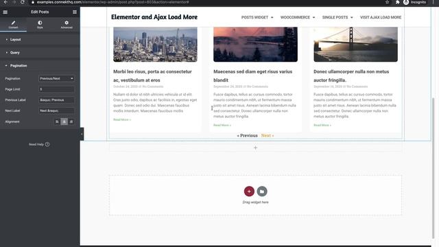 Elementor Infinite Scrolling with Ajax Load More смотреть онлайн