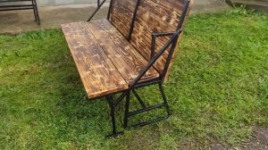 Обзор : стол и лавки садовые трансформер