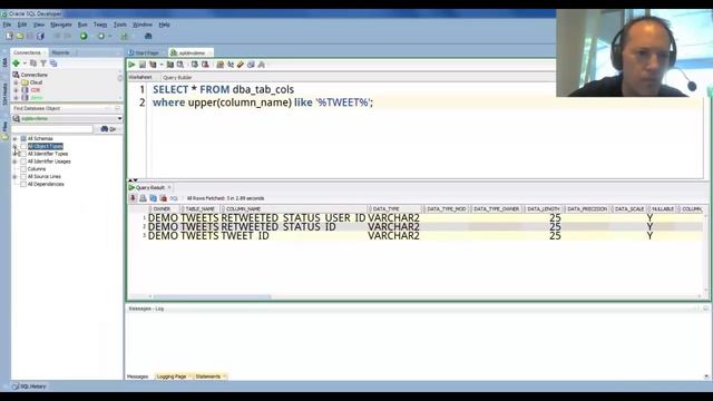 Finding Database Columns By Name in Oracle SQL Developer смотреть онлайн