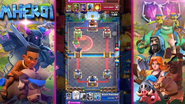 Black Panther #1 In the WORLD With PEKKA - Clash Royale смотреть онлайн