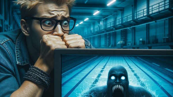 SCARED POOL SECURITY TIME! | I'm on Observation Duty 6 HORROR GAME FULL WALKTHROUGH