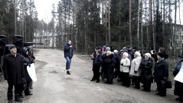 Юкки, Черничная Поляна, 19.10.2014 Против уплотнительной застройки смотреть онлайн