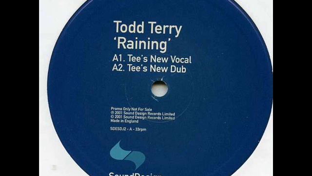 Todd Terry - Raining (Tee's New Vocal)