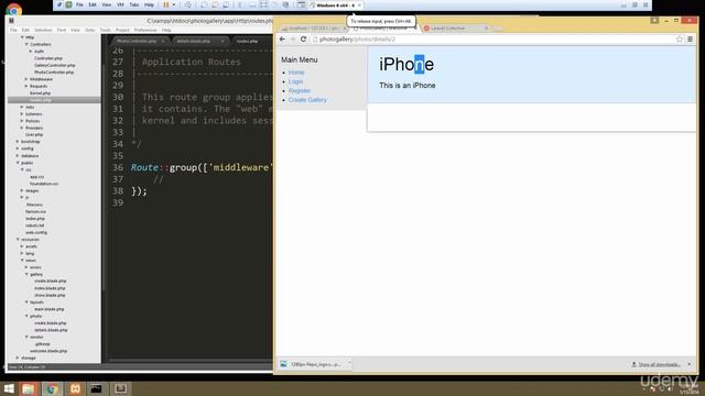 Learning Laravel - Photo Details - Photo Gallery Project смотреть онлайн