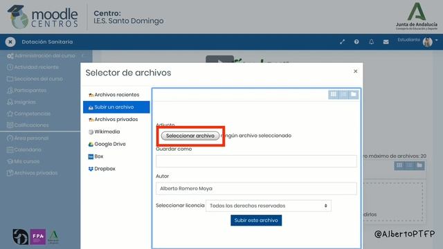 MOODLE CENTROS: subir tarea смотреть онлайн