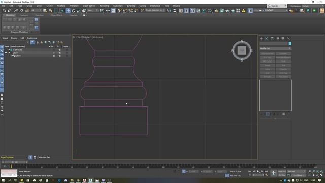 Создание Балясины 3ds max (Lathe) смотреть онлайн