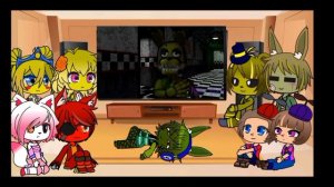 Реакция аниматроников на FNaF Попробуй не засмеяться челлендж Полнометражный эпизод, Часть 2