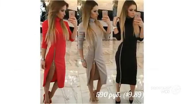Женская одежда на Aliexpress - Длинное повседневное платье. Топ продаж 2017! смотреть онлайн