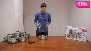 Набор посуды из нержавеющей стали Taller TR-11047 // Видеообзор #1