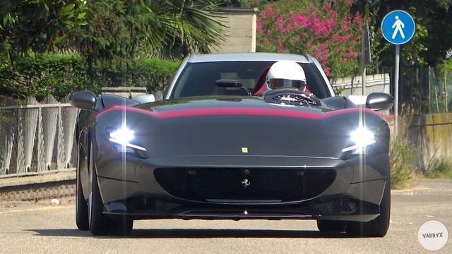 FERRARI MONZA SP1 ON THE ROAD - Exhaust sound & close-ups смотреть онлайн
