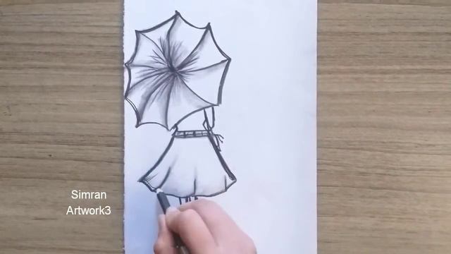 Charcoal Drawing Tutorial for beginners | How to draw a girl easy |drawing of a girl step by step смотреть онлайн