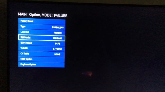 смена языка телевизора Samsung JU 2015