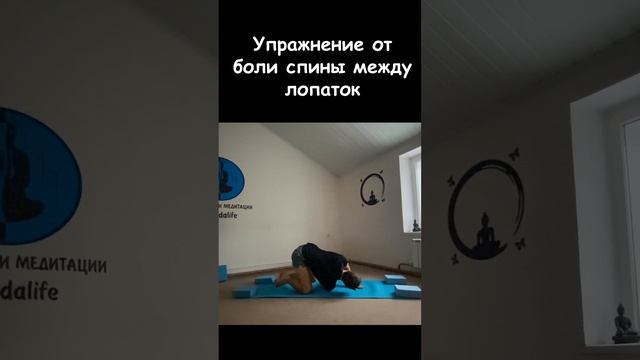 Упражнение против боли в спине между лопаток смотреть онлайн