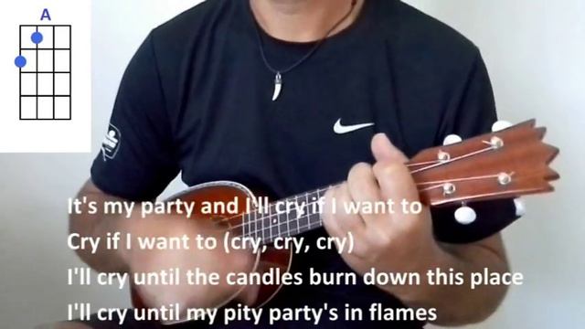 How to play Pity Party by Melanie Martinez Ukulele Guitar Chords & Lyrics смотреть онлайн