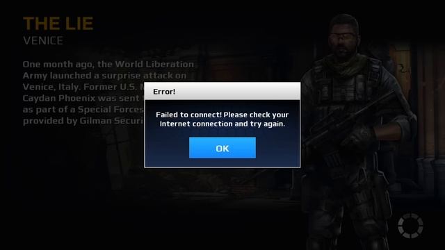 Modern Combat 5 Blackout *internet connection error смотреть онлайн