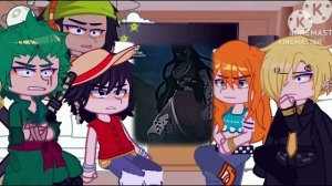 •|One Piece react to Nezuko Kamado|• //KNY//Gacha club ??/??