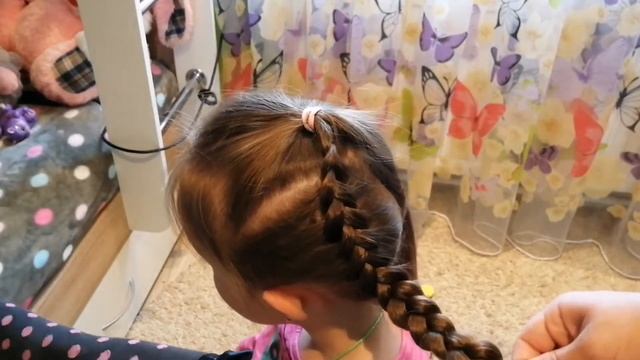 Причёски для детей. Простые косички смотреть онлайн