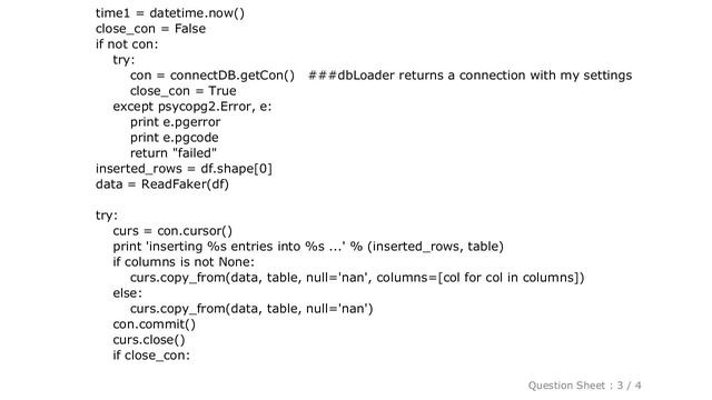 Pandas : Fast insertion of pandas DataFrame into Postgres DB using psycopg2 смотреть онлайн