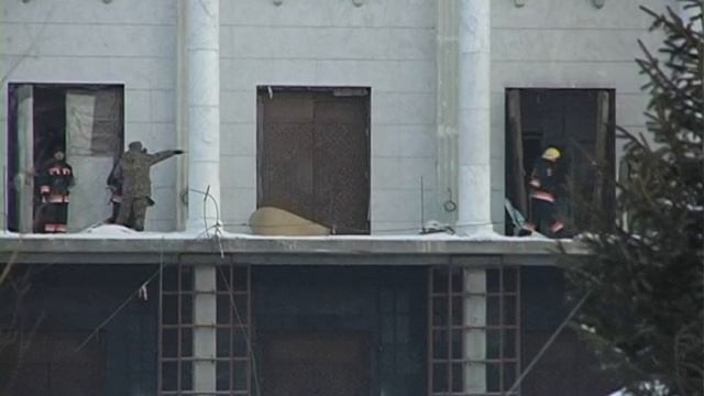 Пожар в мечети «Хазрет Султан»