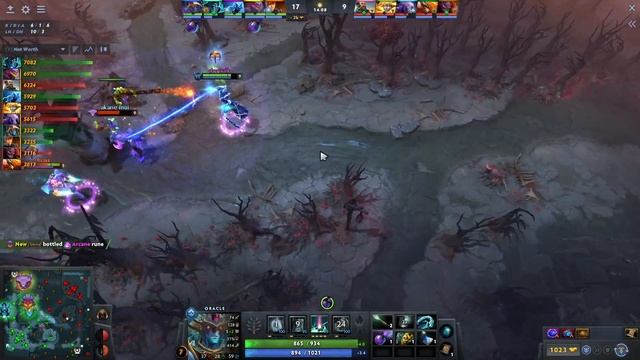 7.34c - Fly Oracle Hard Support Gameplay - Dota 2 Full Match Gameplay смотреть онлайн
