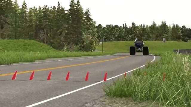 Giant Car vs Normal Cars vs Spikes and Tire Rippers ▶️ BeamNG Drive смотреть онлайн