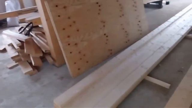 Выгрузка пиломатериала