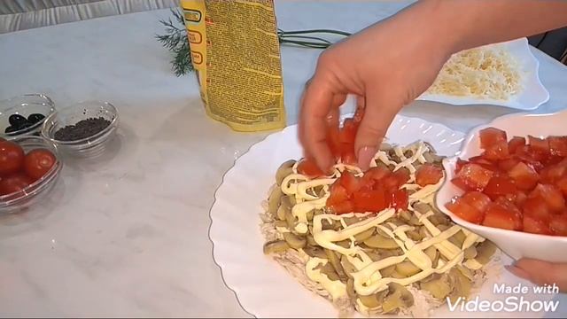 Салат "Красные маки" смотреть онлайн