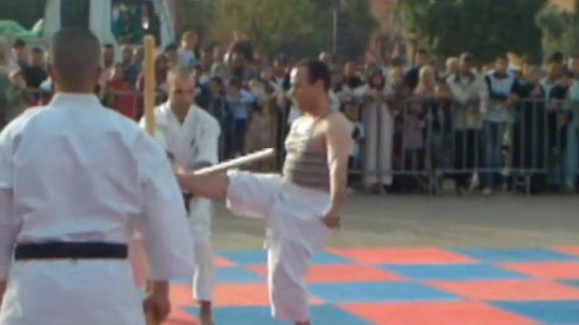 karate chrif kazuya demostration club technique sportive смотреть онлайн