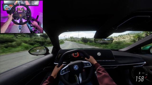 MG7 New car forza horizon 5 | Steering Wheel Gameplay 4K смотреть онлайн