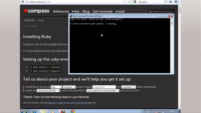Curso Sass y Compass - 2 - Instalar Sass y Compass смотреть онлайн