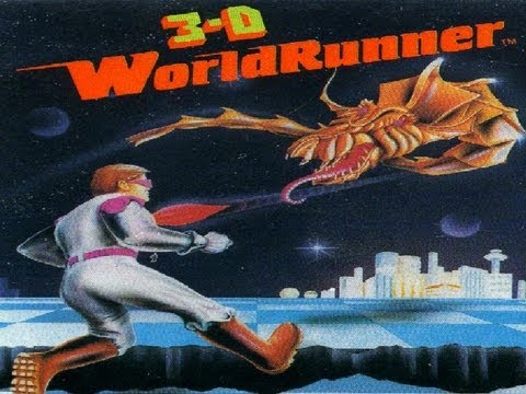 3-D Battles of World Runner Dendy Денди NES небольшой обзор со взломом .