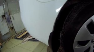 Как снять задний бампер Киа Рио