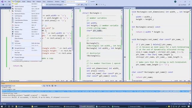 8.8 C++ destructor example смотреть онлайн