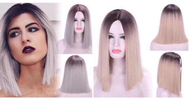 7 Парики с Алиэкспресс AliExpress Women's Wigs Крутые товары для женщин Модные Парики из Китая смотреть онлайн